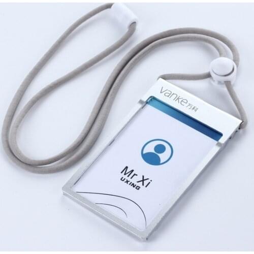 Employees Chest Work Card Set Real Estate Companys ID Certificate Paper Tag Sleeve Name Plate Badge Holder Case