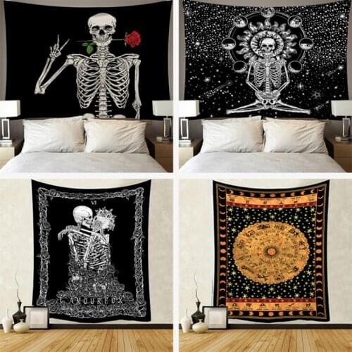 Macrame Wall Hanging Hippie Psychedelic Tapestry Beach Towel Mandala Tie-Dye Tapestry Indian Decoration Home Tapestry Wall