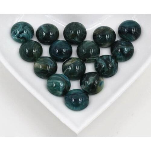 New New New 40pcs/Lot 12mm Marble Colors Flat back Resin Imitation Marble Cabochons Fit 12mm Cameo Base Cabochons Z6-10
