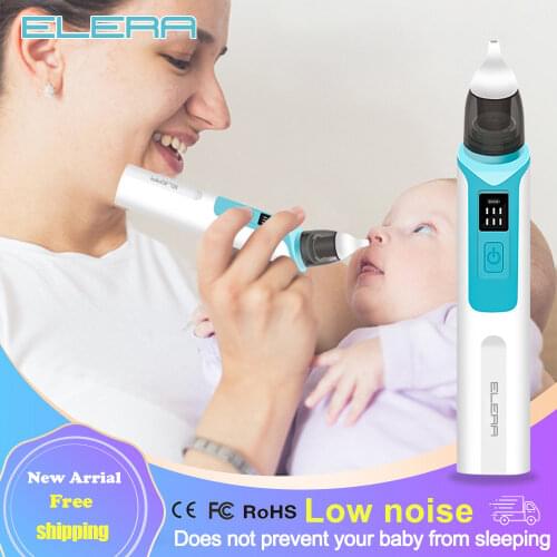 New Rechargeable Baby Nose Cleaner Silicone Adjustable Suction Child Nasal Aspirator Health Safety Convenient Low Noise