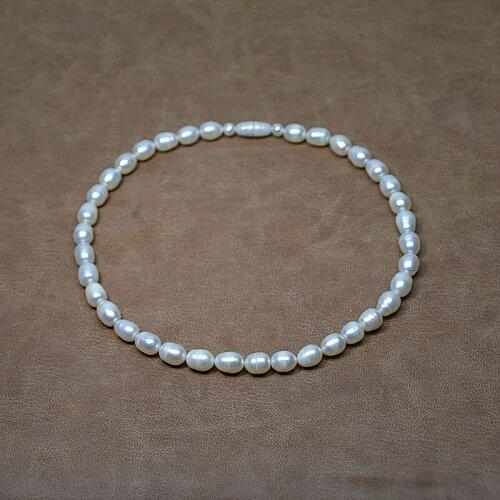 Wholesale price Natural freshwater pearl necklace simple model uneven large pearl necklace short pearl necklace Free Shipping