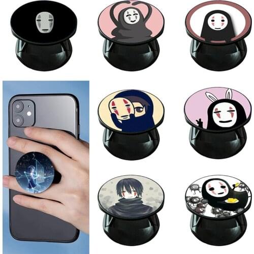 Hot Shaw Phone Holder Faceless Man Stand Socket Expanding Phone Grip Finger Ring For iphone XS 11 pro max Adhesive support