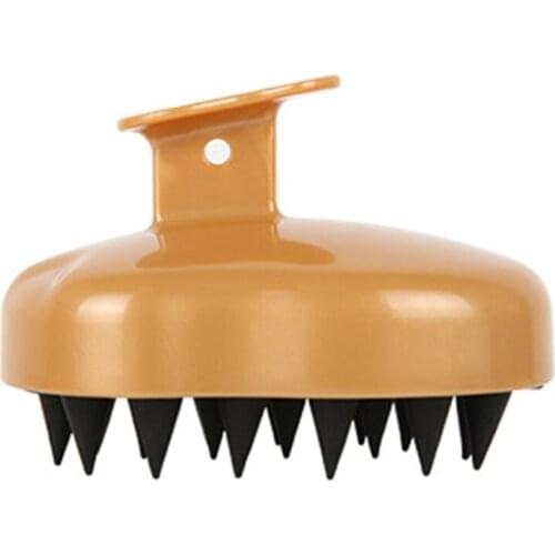 Silicone Hair Scalp Massager Shampoo Brush Head Scrubber Dandruff Brushes C1FF