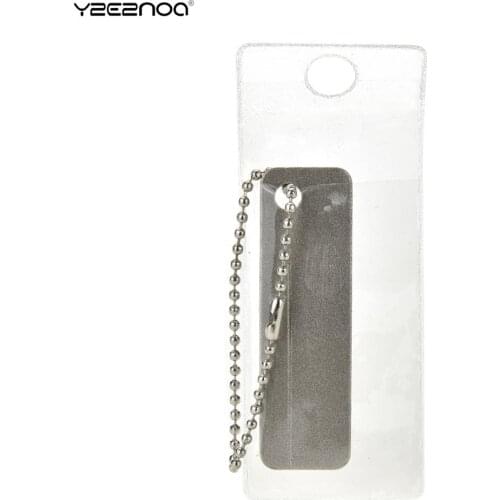 1pc Outdoor Camping Sharpeners Tool Stone Sharpener Keychain EDC Pocket For Fish Hook Knife Finger Nail File