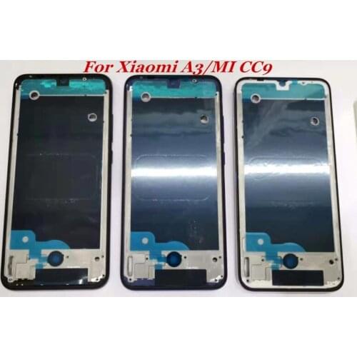 10 PCS Original For Xiaomi A3 Middle Frame LCD Supporting Plate Housing Front Bezel Faceplate Bezel Repair Part Ment For Mi CC9