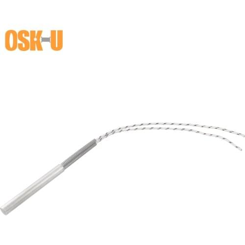 2PCS 220V Electric Cartridge Heater 10mm Tube Diameter Stainless Steel Electric Cylindrical Heating Element for Home Appliance