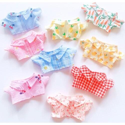 20cm PP cotton Replaceable clothes Doll The same Coat shirt Sean Xiao Clothes Childrens Christmas toys gifts