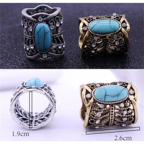 Bohemia Vintage Moon Stone Rhinestones Brooch Buckle Jewelry For Women Gift Hollow Scarf Clips Lapel Pins