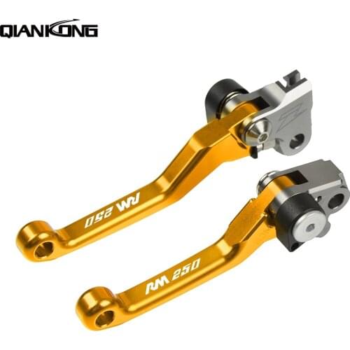 CNC Aluminum Dirt bike Motorcycle Brake Clutch Levers Handle FOR Suzuki RM250 2004-2008 2004 2005 2006 2007 2008 RM 250 RM250