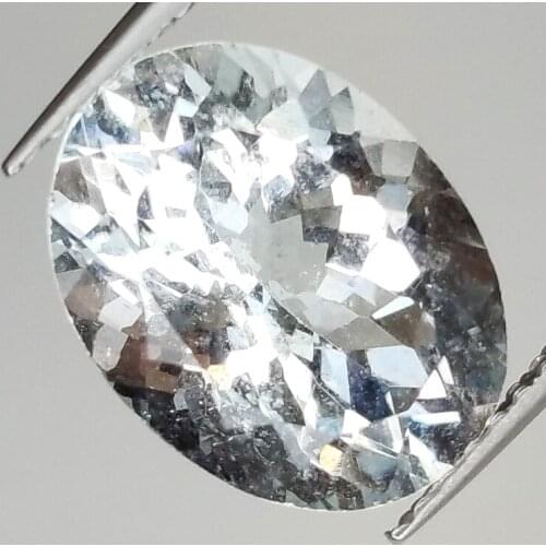3.28ct Aquamarine oval cut 11.8x8.9mm