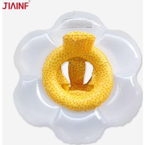 Baby Flower Buoy Inflatable Floating Ring Rollover Prevention Inflatable Circle Swimming Seat Pool Accessories