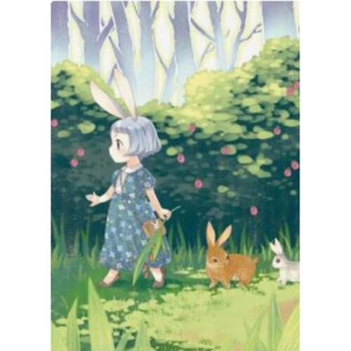 Girl Anime Healing Series Diamond Painting Cross Stitch Full Diamond Embroidery Handmade Craft Home Decoration GJ352