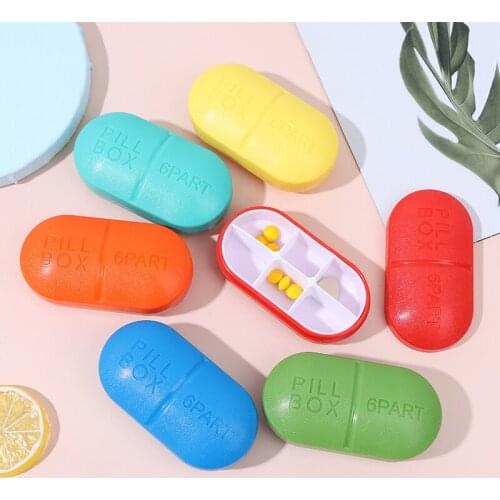 Mini Travel Pill Tablet Storage Box Medicine Organizer Container Case Holder