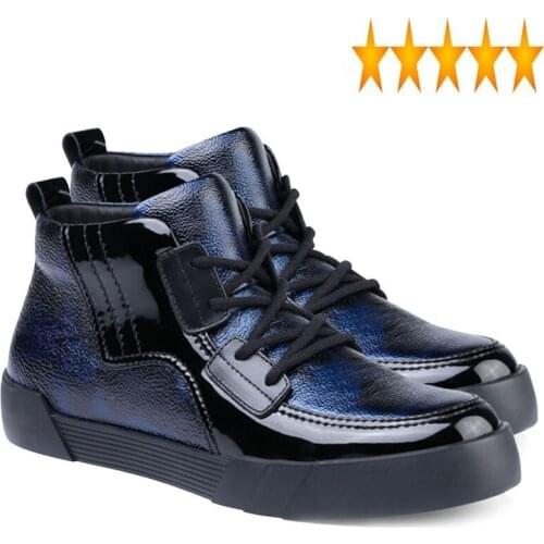 Sneakers Genuine Autumn Leather Winter Warm Camouflage High Top Platform Shoes Men Fashion Brand Trainers Chaussures Hommes