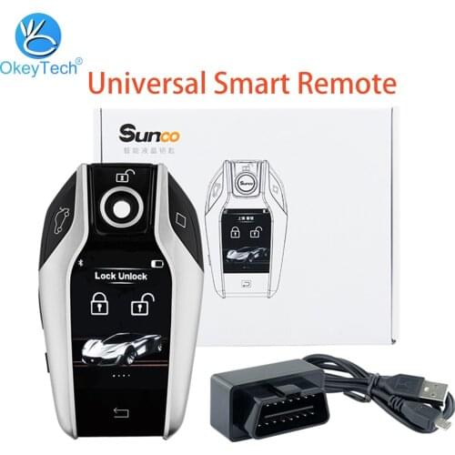 OkeyTech Modified Boutique Smart Remote Car Key LCD Screen for BMW for Mercedes-Benz for Buick for Audi for Cadillac for Lexus