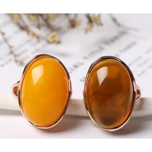 Fashion jewelry Women Ambers beeswax Rings Real tibet Silver Rings Handmade Rings shipping free