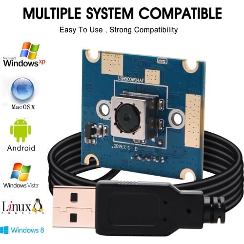 5mp 2592X1944 MJPEG and YUY2 Mini 30X30mm autofocus OV5640 oem usb micro camera module with 60 degree Auto Focus HD Lens