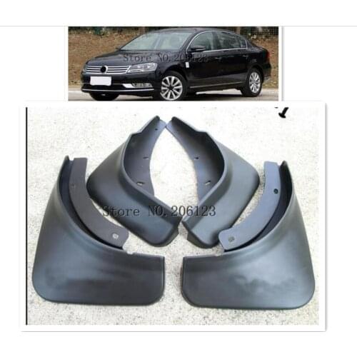For VW Passat B7 North America 2012 2013 2014 2015 Front Rear Molded Car Mud Flaps Mudflaps Splash Guards Flap Mudguards Fender