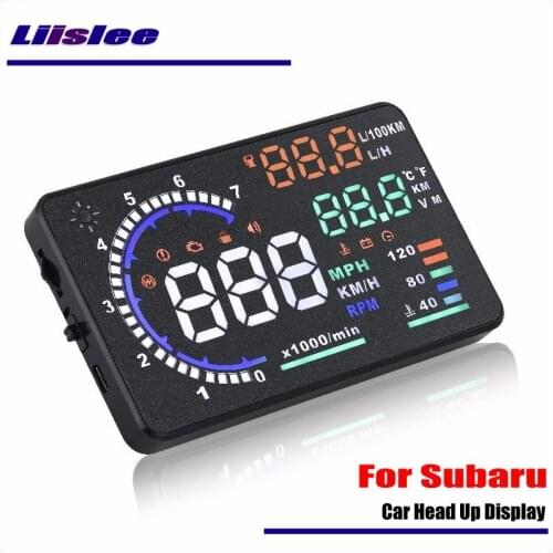 For Subaru BRX/WRX 2010-2019 AUTO OBD HUD Warning Car Head Up Display Saft Driving Screen Projector - Reflecting