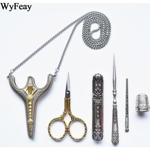 Retro Vintage Scissors Embroidery Thread Thread Fabric Cutter Sewing Scissors Cross Stitch Tailor Scissors Sewing Craft Tools