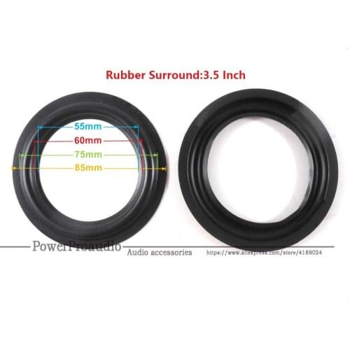 10pcs /lot ( 3 1/2 ) 3.5 inch ALison woofer / Bass SPEAKER SURROUNDS REPAIR Rubber