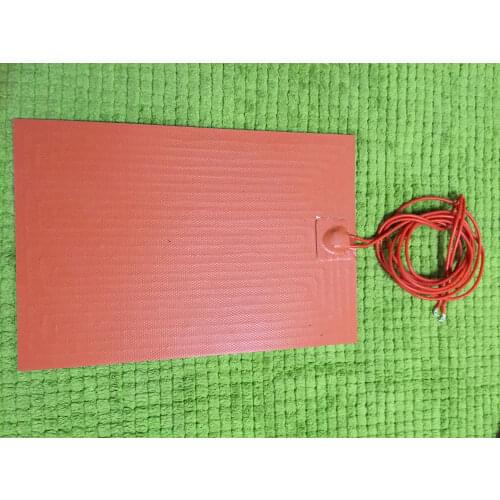 650w 155*1000mm 220V Silicone Heating Pad Electric Silicone Rubber Heat Mat Heated Bed Plate Flexible Waterproof 3D Printer