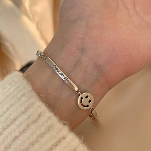 Vintage 925 Sterling Silver Round Bead Charm Bracelet &Bangle For Women Fashion Elegant Jewelry Accessories sl232