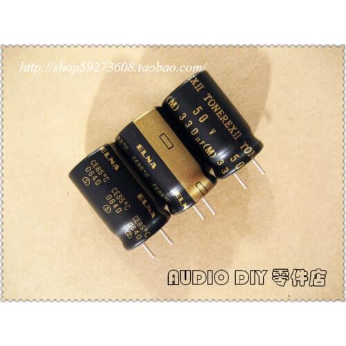 10pcs/30pcs ELNA TONEREX II on behalf the 330uF/50V audio electrolytic capacitors (Thailand origl box packaging) free shipping