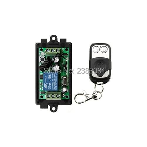 NEW DC12V 1CH 10A Radio Controller RF Wireless Push Remote Control Switch 315 MHZ 433 MHZ teleswitch Transmitter + Receiver