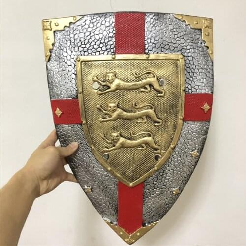 Lover Movie Game Anime 1:1Power Golden Leopard Pope Knight Shield Figure Model Halloween Cosplay Prop PU Weapon Kids Role Gift