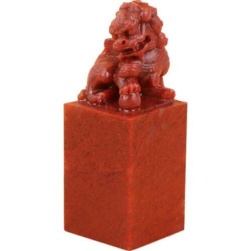 Chinese Personal Seal Lovely Stone Stamps Custom Calligraphy Painting Seal Artist Chinese Name Special Kirin Shaped Stamp