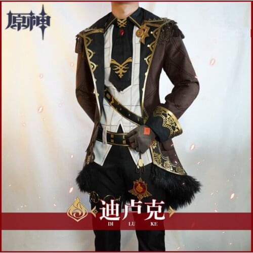 Game Genshin Impact DI LU KE costume cosplay Mens clothing Dress suit for men BOY daily cos gift