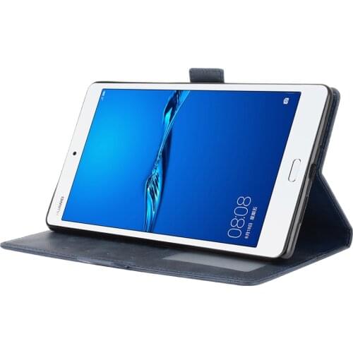 Leather Flip case for Huawei MediaPad M3 Lite 8 back Cover with card stand Magnetic buckle