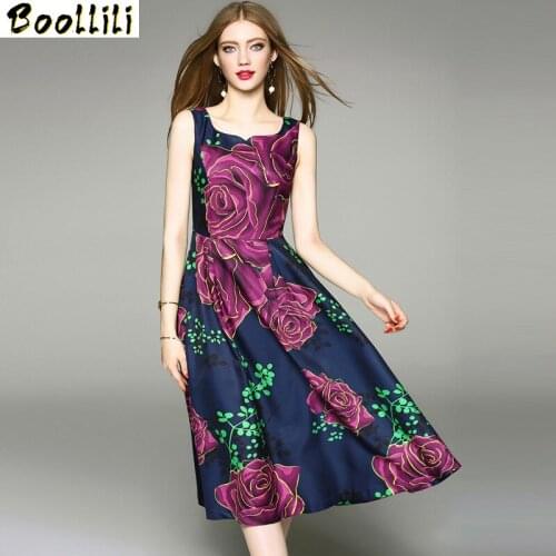 Boollili 2020 Summer Dress Elegant Large Sizes Sleeveless Long Dresses Women Vestidos Verano