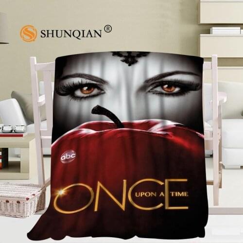 Custom Once Upon a Time Blanket Soft DIY Your Picture Decoration Bedroom Size 56x80Inch,50X60Inch,40X50Inch A7.10