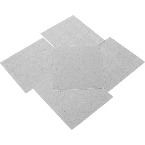 4pcs Universal Microwave Oven Mica Plates Sheets Cover Thick Replacement Part for Home Appliances