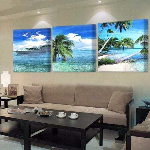 Full Square Round Diy Diamond Painting Blue Ocean Sky Landscape 5D Cross Stitch kit Diamond Mosaic Diamond embroideryZP-513