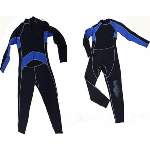 Hot 3mm high-grade diving suit diving wetsuit man conjoined jellyfish clothes to warm the cold winter swimming suit
