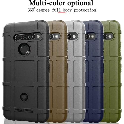 Rugged Shield Phone Case For LG G8 G8S ThinQ K20 K40 K12 Plus + X4 K41S K51S K50S K51 Q51 K61 Q61 Armor Bumper Shockproof Cover