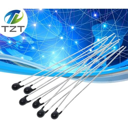 TZT 20PCS NTC Thermistor Thermal Resistor MF52 NTC-MF52AT 1K 2K 3K 4.7K 5K 10K 20K 47K 50K 100K 5% 3950B 1/2/3/4.7/K Ohm R