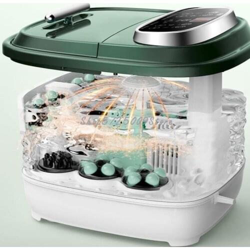 Foot bath, foot bath, full automatic electric massage, constant temperature heating, high-deep barrel, calf health pedicure