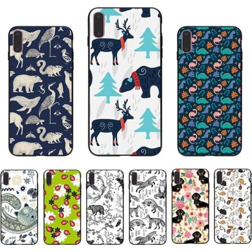 Hard Mobile Phone Case For Iphone XS 11 Pro Max 12 Mini Shell SE 2020 6 6S 8 7 Plus X XR Cover Luxury Lovely Animal Cover Coque