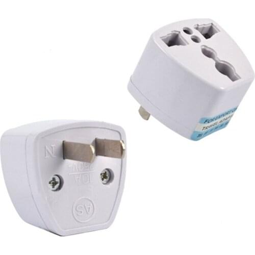 10PCS 250V 10A Universal EU UK AU to US USA AC Travel Power Plug Charger Adapter Conversion Adaptor for Travel Home Use