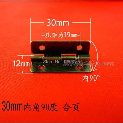 30mm 90-degree hinge location Packaging hardware accessories Small hinge Wholesale