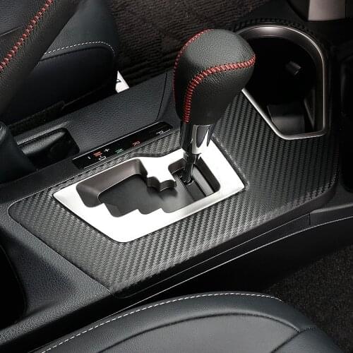 ABS Matte For Toyota RAV 4 RAV4 2016-2018 Accessories Left hand drive Transmission Shift Gear Panel Cover Trim Car Styling 1pcs