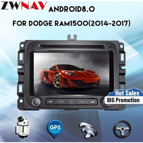 Android 8.0 car DVD Radio for Dodge RAM1500 ram 1500 2014 2015 2016 2017 with dvd player BT GPS navigation map auto stereo wifi