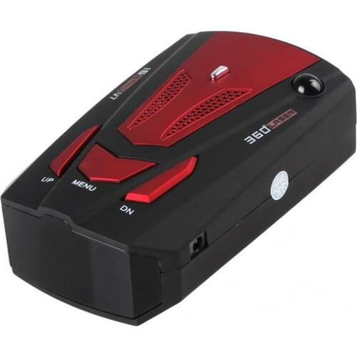 Car Radar Detectors 360 Degree Detection Voice Alert V7 16 Band Car Radar Detector for Car Speed Limited