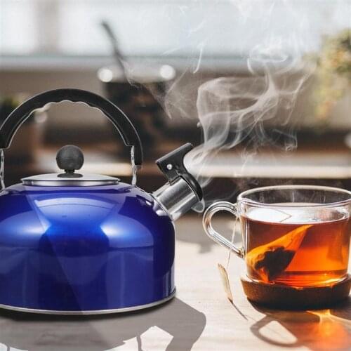 1Pc 3 Liters Thick Stainless Steel Tea Kettle Large-Caliber Household Chime Induction Cooker Gas Stove Universal Water Boiler