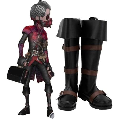 Hot Game Identity V Exorcist Embalmer Aesop Carl Cosplay Costume Shoes Carnaval Halloween Christmas Women Men Boots