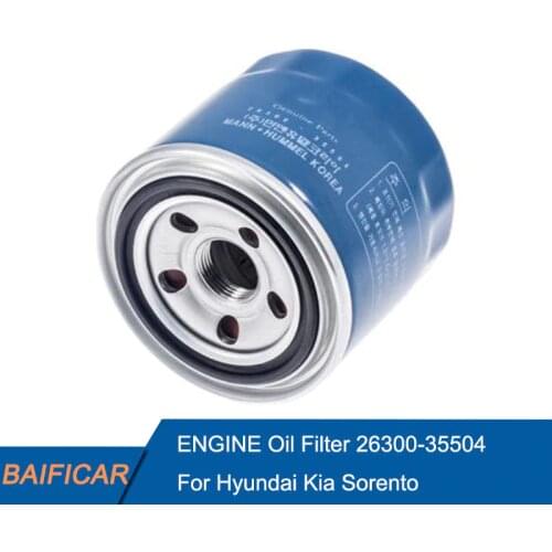 Baificar Brand New Genuine ENGINE Oil Filter 26300-35504 / 26300-35503 (=26300-35505) For Hyundai Elantra i35 Kia Sorento
